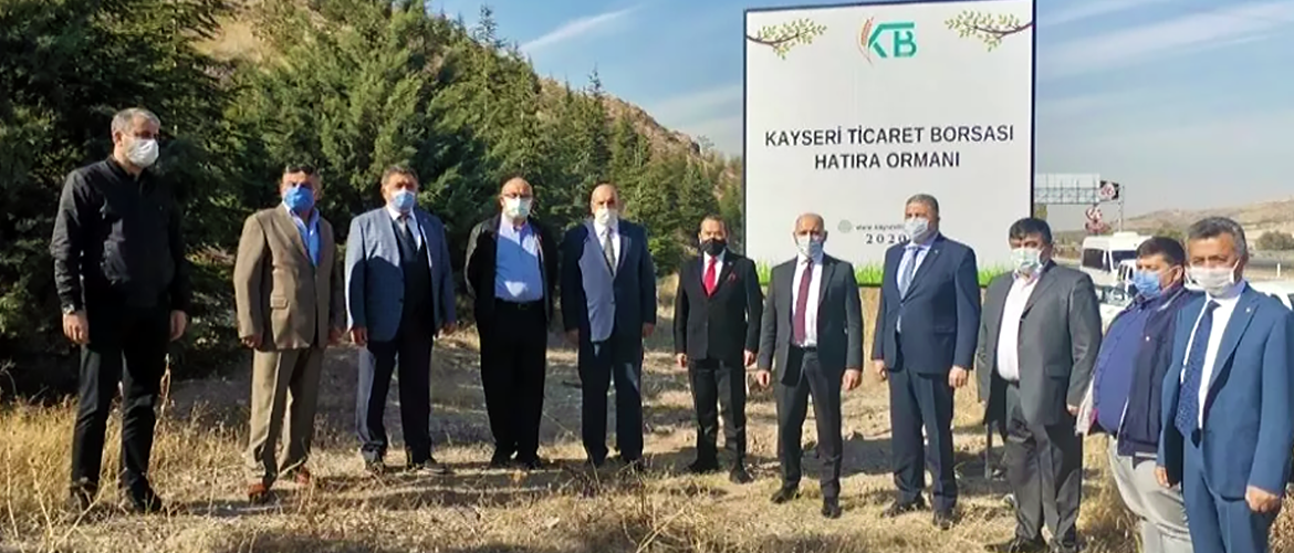 KAYEMA ve Kayseri Ticaret Borsası İşbirliğiyle Bin Fidan
